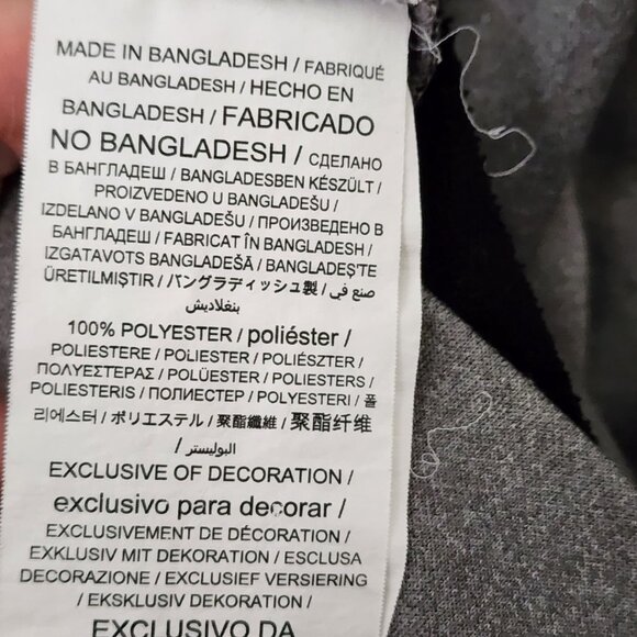 NBA Nets basketball hoodie sz L gray - Picture 4 of 6